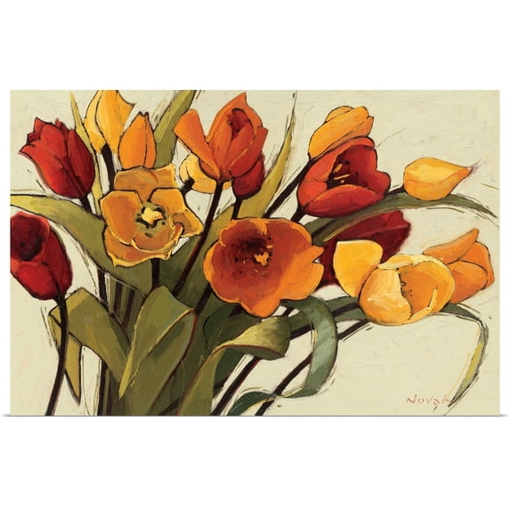 Great BIG Canvas | "Tulip Time" Art Print - 48x32