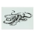 thumbnail image 1 of Octopus Cutting Board, Marine Wildlife Sketch Illustration of Octopus with Large Tentacles Nautical Art, Decorative Tempered Glass Cutting and Serving Board, in 3 Sizes, by Ambesonne, 1 of 2