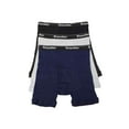 thumbnail image 2 of Boy's 100% Cotton Boxer Briefs Multi Color, S, 3-Pack, 2 of 2