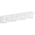 thumbnail image 1 of Perchero de pared OUTNILI de metal blanco resistente con ganchos dobles, 1 of 7