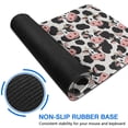 thumbnail image 6 of Long Mouse Pads for Desk,Light Gray Cow Black Spot Pattern Desk Mats on Top Of Desks, Desk Mouse Pad Extra Large with 3mm Non-Slip Base and Stitched Edge for Gaming,Office,Work,Home 31.5"x11.8", 6 of 6