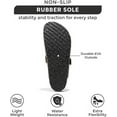 thumbnail image 4 of RURAN Womens Clogs - Full Grain Genuine Leather Memory Foam Slippers for Men Arch Support Mens Slippers - Non Slip Clogs for Men Cork Footbed - Men's Mules & Clogs (Brooklyn), 4 of 9