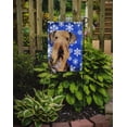 thumbnail image 2 of Airedale Winter Snowflakes Holiday Garden Flag, 2 of 2