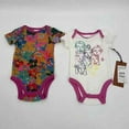 thumbnail image 2 of Nordstrom Babies' CM 2-pack Short Sleeve Bodysuits Ivory Growing To Bloom 3M NWT, 2 of 9