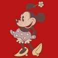 thumbnail image 2 of Girl's Mickey & Friends Retro Distressed Minnie  Graphic Tee Red X Small, 2 of 5