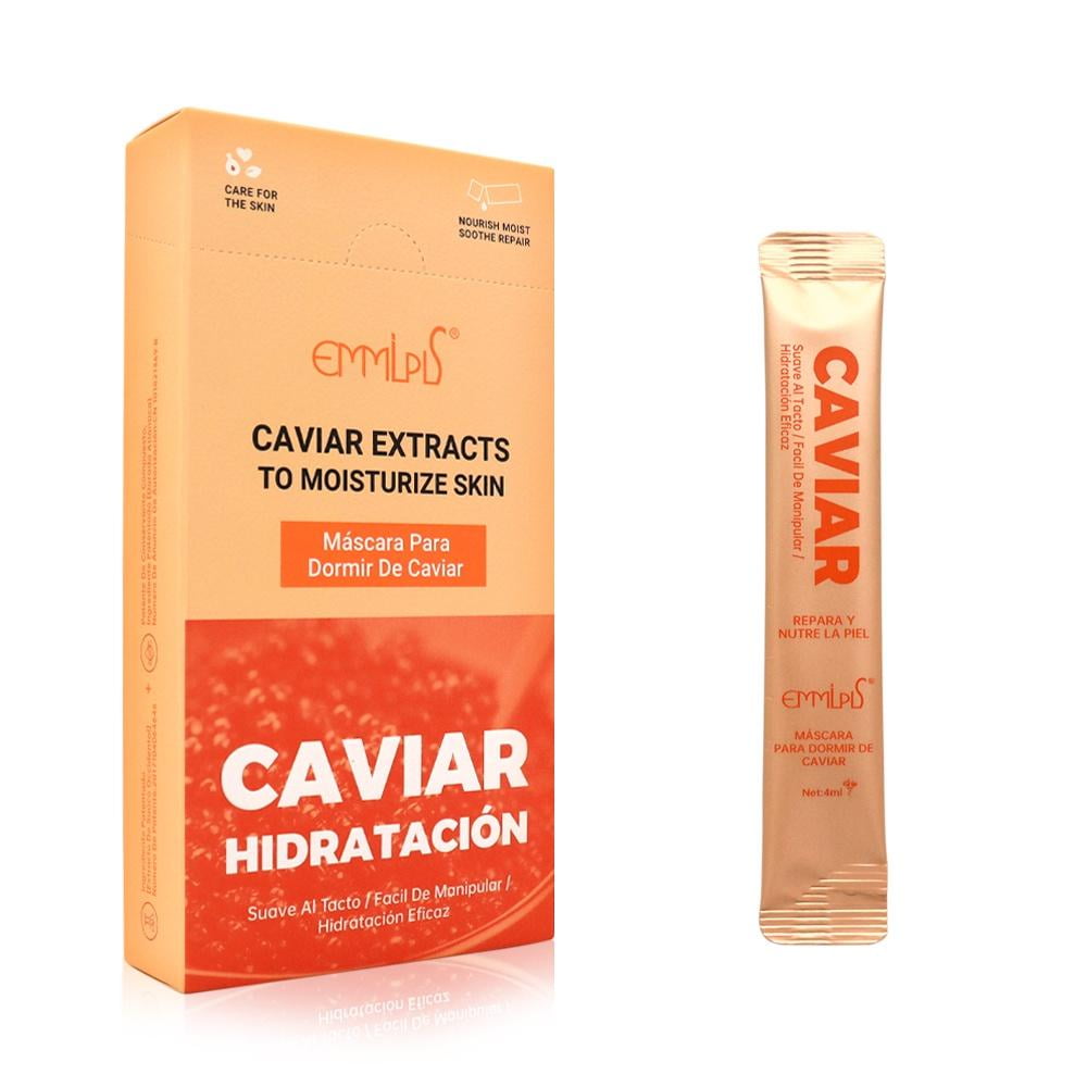 Mascarilla Para Dormir Con Extractos De Caviar Kit 20 Unidades