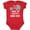 Red, variant on Inktastic Best Nona Ever Grandchild Boys or Girls Baby Bodysuit