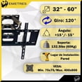thumbnail image 2 of Soporte Para Tv Pantalla Television, Base Para Tv Pantalla Television 32 40 50 55 Pulgadas Emetres HOLD.58, 2 of 6