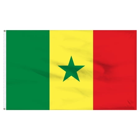Senegal 4ft x 6ft Nylon Flag