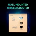 thumbnail image 3 of LAN Network Switch,Wps Encryption Network Switch Router Ap Point Lan Network Usb Socket White Encryption Usb With Wps Point Wifi Router Ap Router Switch Mewmewcat In-wall, 3 of 6