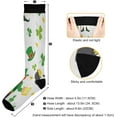 thumbnail image 3 of GZHJMY 1 Pair St. Patrick's Day Clover Compression Socks for Women Men, Knee High Stockings for Athletic Sports,Running,Travel, 3 of 7