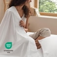 thumbnail image 3 of Queen Sheet Set Pieces Soft Queen Size Sheets Breathable & Cooling Hotel Luxury Easy Care Polyester Microfiber Bedding, 3 of 7