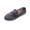 Gray, variant on Blue Womens Casual Footwear, Solid Color Round Toe One-Foot Moccasins