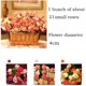 thumbnail image 5 of Ramos de flores de seda: paquete de 2 para fiestas, bodas y decoración del hogar: hermosos arreglos artificiales, idea de regalo perfecta, 5 of 7