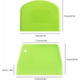 thumbnail image 2 of Raspador de masa para hornear y cocinar, estructura trapezoidal de calidad alimentaria con diseño de arco para manipular la masa sin esfuerzo, herramienta multiusos para tareas de cocina flexibles, 2 of 5