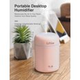 thumbnail image 2 of Humidificador LTYiOE Colorful Cool Mini USB para coche o oficina, color rosa, 2 of 6