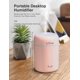 thumbnail image 2 of Humidificador LTYiOE Colorful Cool Mini USB para coche o oficina, color rosa, 2 of 6