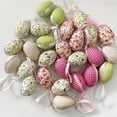 thumbnail image 1 of Toystoory Lote de 9 huevos de Pascua hechos a mano, adorables adornos para decorar el hogar. Kits de decoración para fiestas, 1 of 5