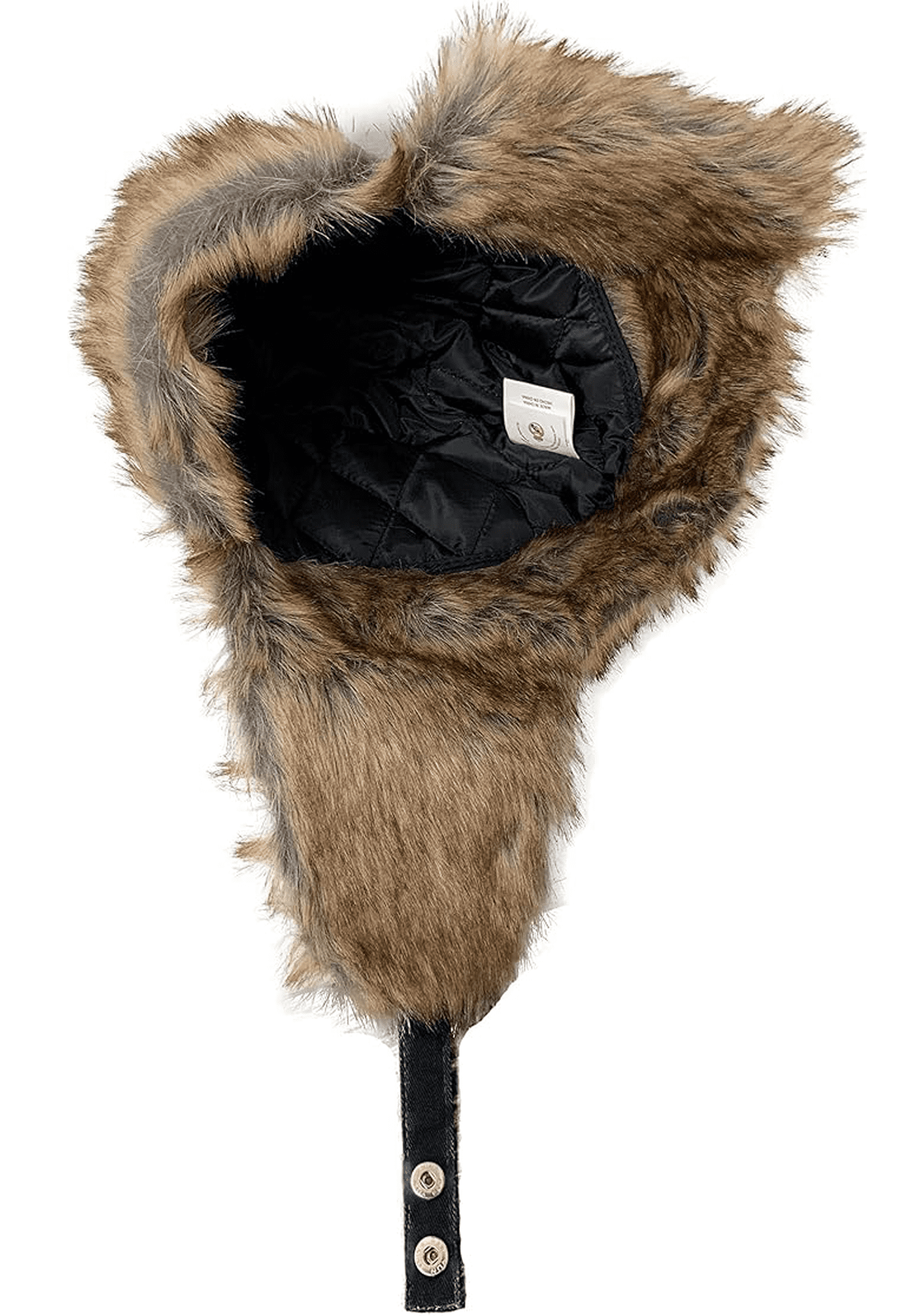 Icon Sports Real Madrid Trapper Hat, Navy Faux Fur, 100% Cotton, OSFM