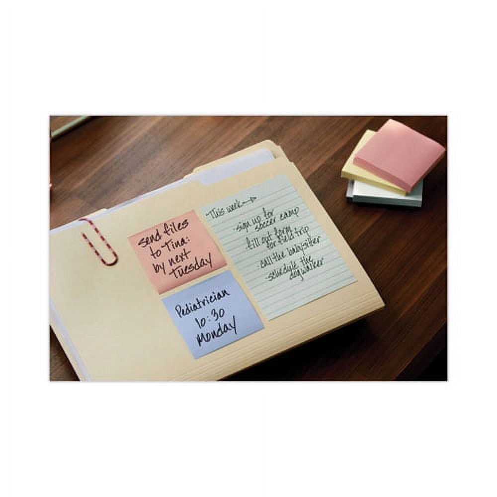 Original Pads in Beachside Cafe Collection Colors, Note Ruled, 4" x 6", 100 Sheets/Pad, 5 Pads/Pack | Bundle of 10 Packs