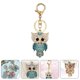 thumbnail image 4 of 1Pc Graduation Gift Exquisite Rhinestone Owl Key Chain Practical Metal Keychain, 4 of 4