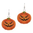 thumbnail image 2 of 1 par de pendientes de gancho de Halloween, divertidos pendientes colgantes de calabaza, joyería para Festival de disfraces para mujeres y niñas, 2 of 5