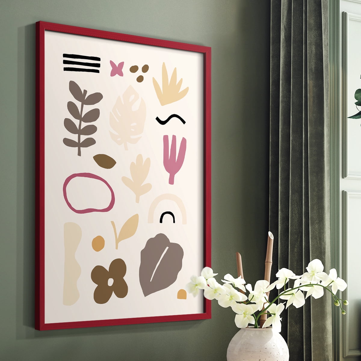 Matisse CCXL in Solid Wood 8 x 10 Framed Print