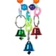 thumbnail image 3 of Campana De Loro Campana De Loro Campana pequeña para loro, colorida, hecha a mano, joyería para mascotas, jaula colgante, columpio (D), 3 of 3