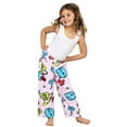 thumbnail image 4 of Up Past 8 Girls' Pajama Pants Fuzzy Plush Sleepwear Fun Pants, 4 of 8