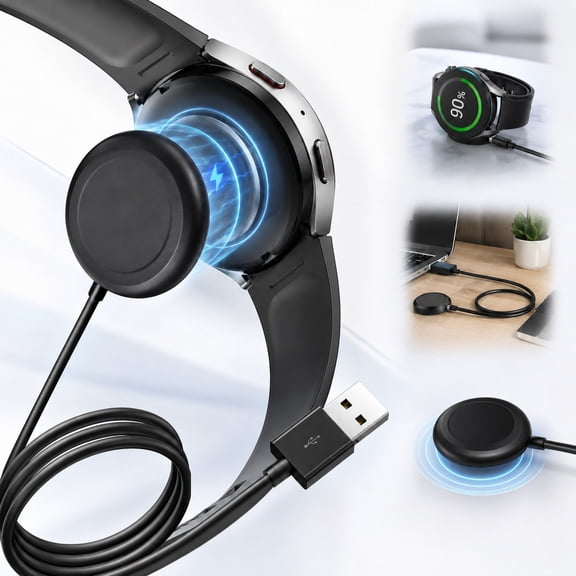 Rongsi Watch Charger Compatible with Samsung Galaxy Watch, Portable Charging Stand for Active1/2/4/3 R860R890/watch5 pro