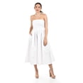 thumbnail image 5 of Vestido Strapless de corte midi Roman Fashion /Juvenil, 14387 (Blanco) blanco M, 5 of 5