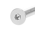 thumbnail image 3 of Unique Bargains M4x40mm Flat Head Machine Screws Inner Hex Screw 304 Stainless Steel Fasteners Bolts 20 Pcs, 3 of 3