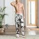 thumbnail image 2 of Fotbe Capybara Riding Bicycle Pantalones de Pijama para Hombre, Pantalones de Dormir, Pantalones de Casa con Cintura Ajustable y Bolsillos-3X-Large, 2 of 6