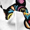 thumbnail image 5 of Halloween Theme Flannel Fleece Throw Blanket 40"x50" Kids Cute Pug Dog Plush Blanket for Boys Girls Teens Hippie Pug Puppy Fuzzy Blanket Boho Kawaii Dog All Season Bed Blanket, 5 of 6