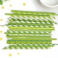 thumbnail image 7 of 100 Pcs Paper Straws , Colorful Striped Drinking Straws for Party Supplies, Biodegradable/Kraft Paper for Birthday, Easter Decorations, Bar Accessories C, 7 of 7