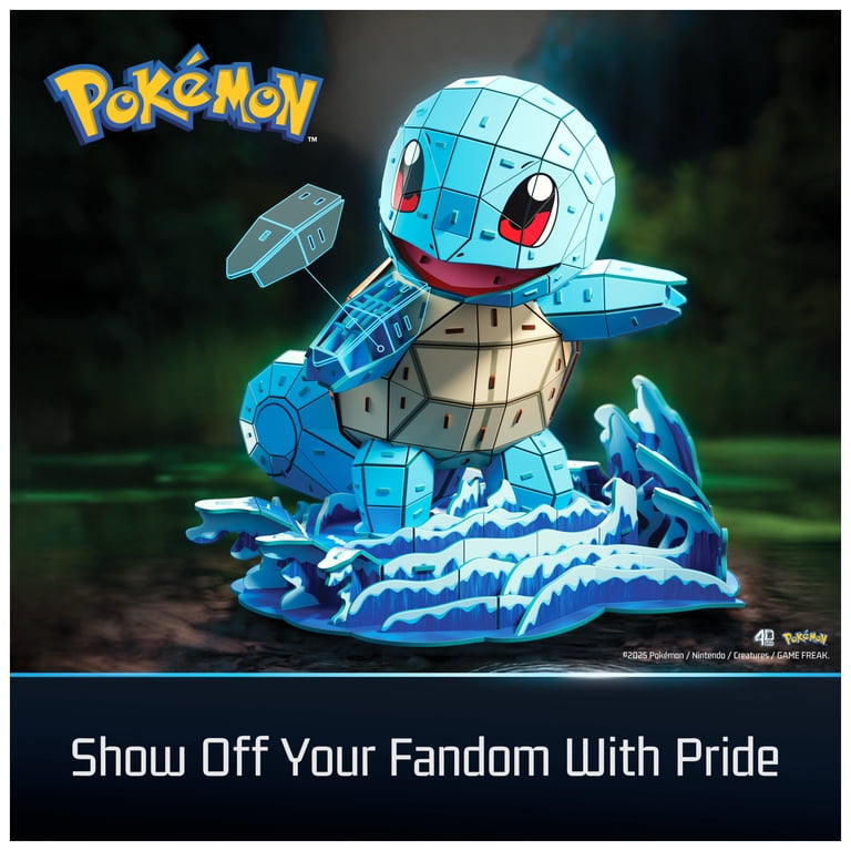 4D Build Pokemon Squirtle 3D Model Kit, 180 Pieces photo 6