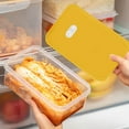 thumbnail image 5 of Large Capacity Kimchi Fermentation Container Food Grade Sealed Fresh Keeping Box Refrigerator Storage For Homemade Pickles And Sauerkraut | Yellow KTFgvq, 5 of 7