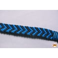 thumbnail image 3 of Hilason Horse Breast Collar Flat Braided Paracord Turquoise / Black, 3 of 5