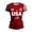 RedC0313W&18, variant on Trgacdwlo 1776-2026 250 Anniversary USA T Shirt Letter Flag Print Red White and Blue Short Sleeve Shirt Women Independence Day Patriotic 4th of July Tops for Women