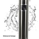 thumbnail image 3 of Cenicero de cigarrillos impermeable con columna de cilindro de ceniza montado en la pared para centro comercial Hotel KTV, 3 of 9