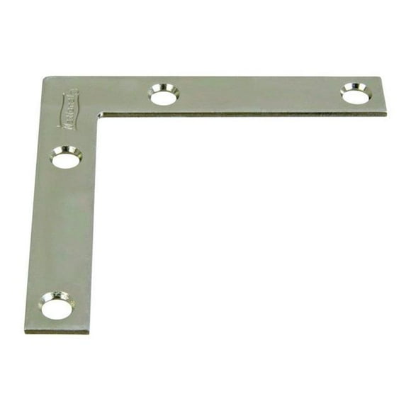 National Manufacturing Sales 5703616 3 x 0.5 in. Corner Steel Brace, Zinc Plated