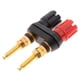 thumbnail image 4 of Terminales de Encuadernación Amplificador de Potencia Dual Conector Bidireccional de 4 mm shamjiam Conector banana dual, 4 of 8
