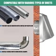 thumbnail image 6 of Stainless Steel Air Outlet Wall Ceiling Air Vent Waterproof Ducting Ventilation Exhaust Grille Airs Vent Ventilators, 6 of 8