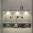 thumbnail image 3 of LED Cabinet Light with Remote Control – 10-Level Dimmable Under Cabinet Lighting, Slim Design, 12V Adapter, Wide Beam for Kitchen, Bookshelf, Showcase, Wine Cabinet, and Dresser, Set of 4,, 3 of 7