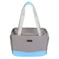 thumbnail image 4 of Pet Shoulder Bag, Zipper Opening Pet Carry Bag  For Cats Blue, 4 of 8
