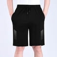 thumbnail image 2 of VBTAPA Ice Silk Shorts for Men Quick Dry Running Athletic Shorts Stretch Workout Gum Shorts with Pockets Black XXXXL, 2 of 8