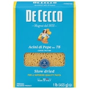 De Cecco Acini di Pepe No. 78 Pasta, 16 oz
