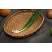 Lam's Bamboo Baskets -Set of 2 Oval Bamboo Baskets | Proundly Canadian Business | 100% Biodegradabe, Reusable, Natural Bamboo Baskets. Good for Fruits, Veggies, snack and other food serving