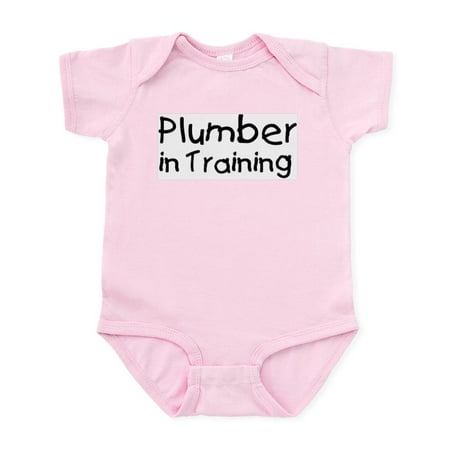 

CafePress - Plumber In Training Infant Bodysuit - Baby Light Bodysuit Size Newborn - 24 Months