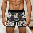thumbnail image 4 of KHONTS Men's DIY Personalized Boxers Husband Boyfriend Funny Boxers for Men Valentine's Day Birthday for Him Black XXL, 4 of 8